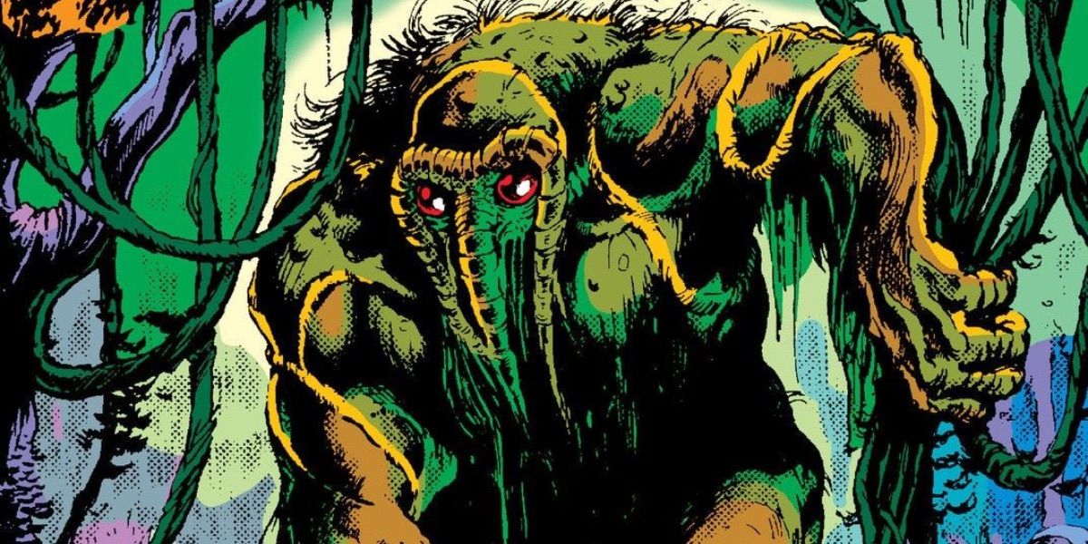 Man-Thing lumbers out of the swamp