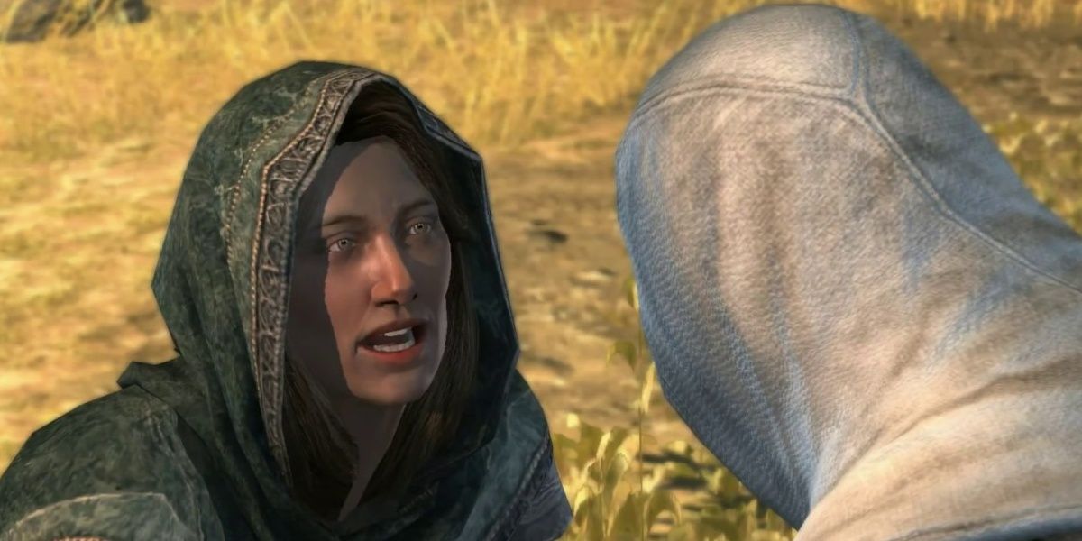 Maria Thorpe talks to Altair in Assassin's Creed Revelations 
