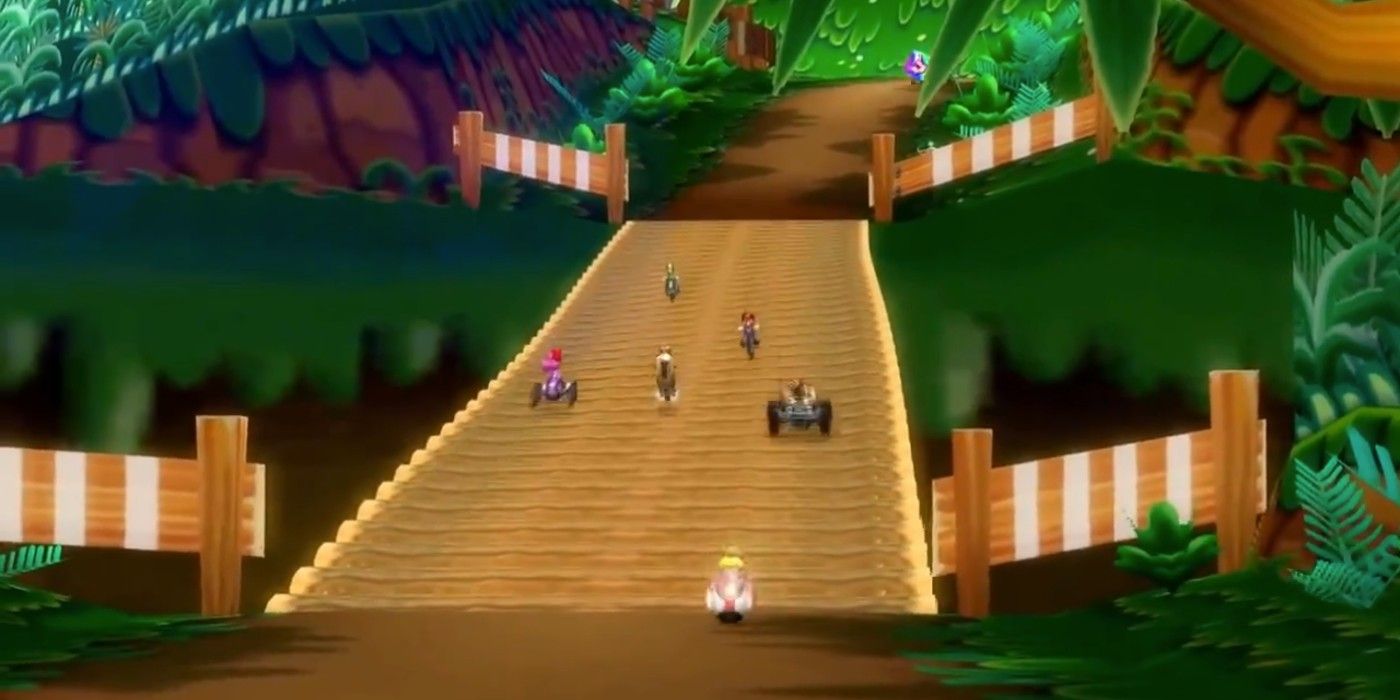 Mario Kart Wii Wooden Bridge