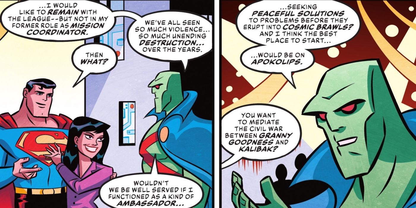 The Martian Manhunter explains his new Justice League role