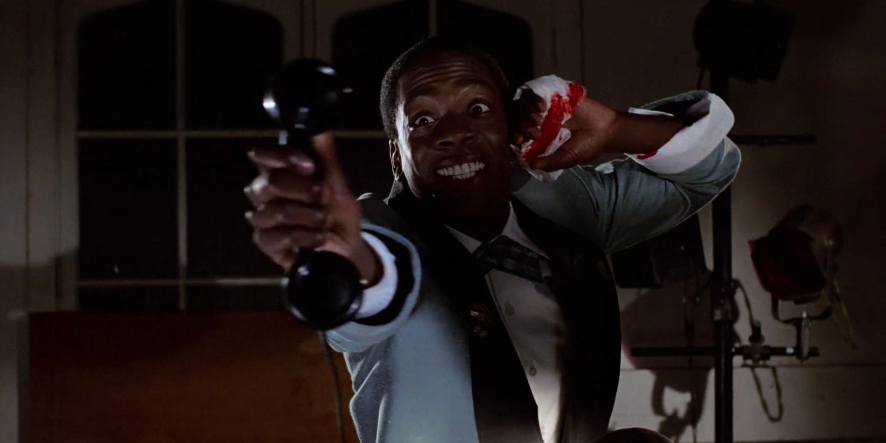 Marvin Berry holding the phone up in Back to the Future