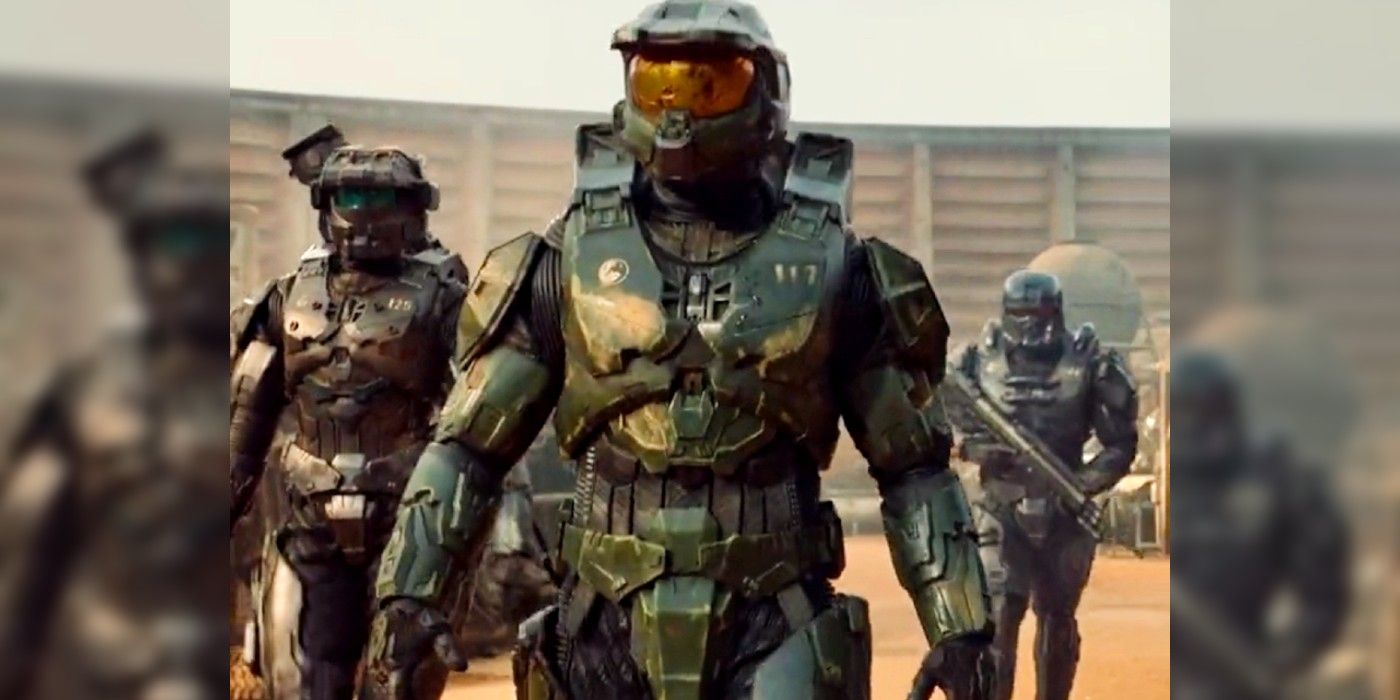 Master Chief full armor in Halo TV show trailer