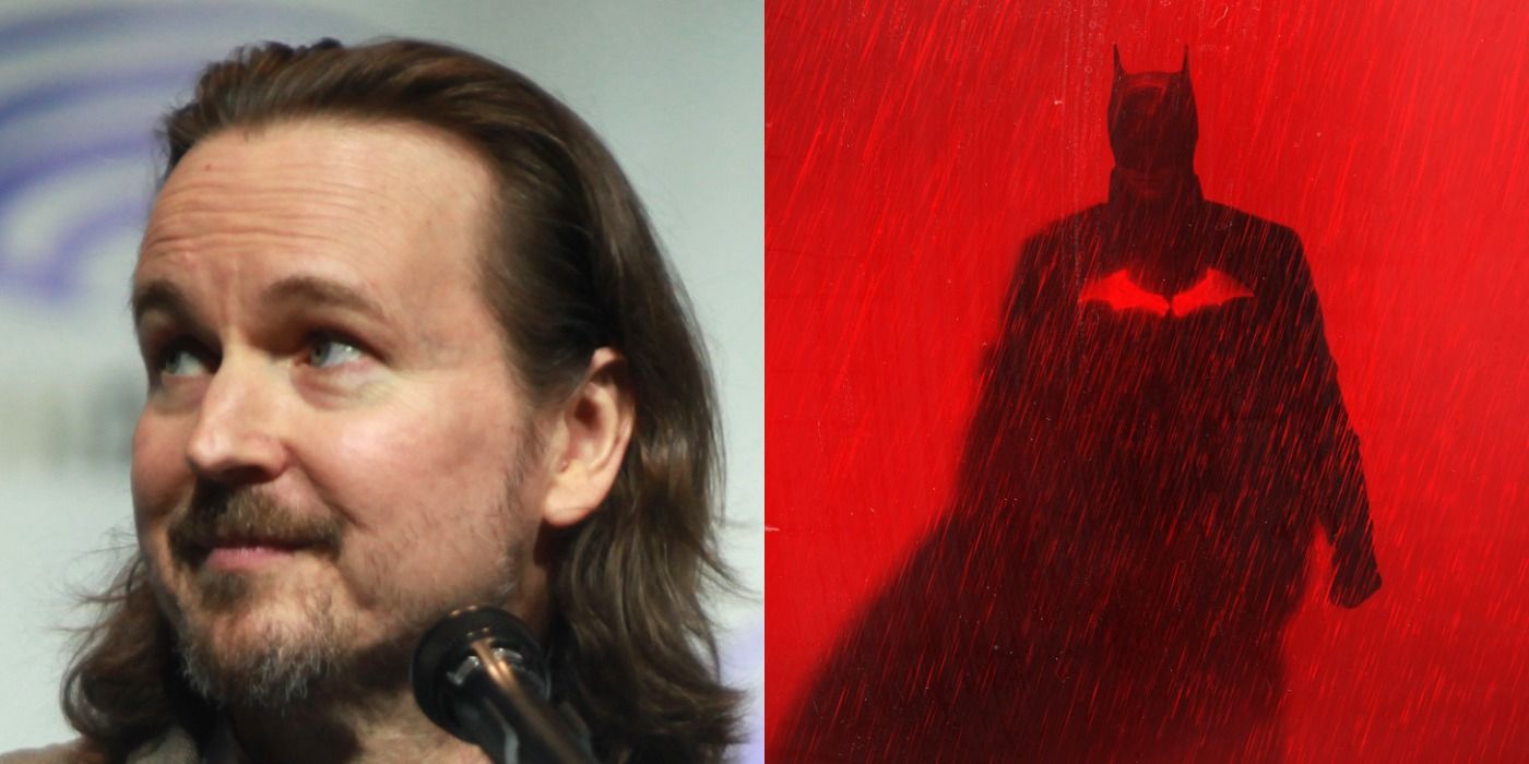 Matt Reeves and The Batman Movie Poster Split Image