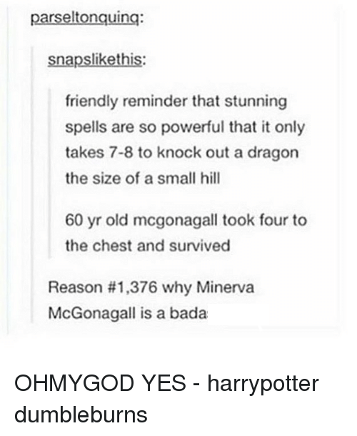 A Minerva McGonagall meme