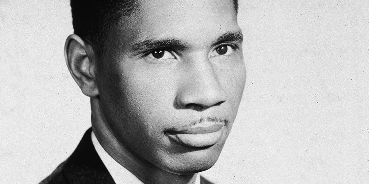 Civil Rights leader Medgar Evers poses for a photo 