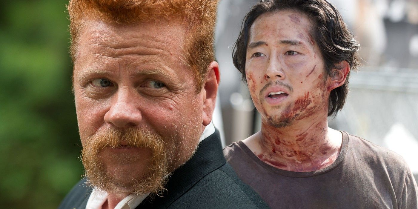 Michael Cudlitz as Abraham and Steven Yeun as Glenn in Walking Dead