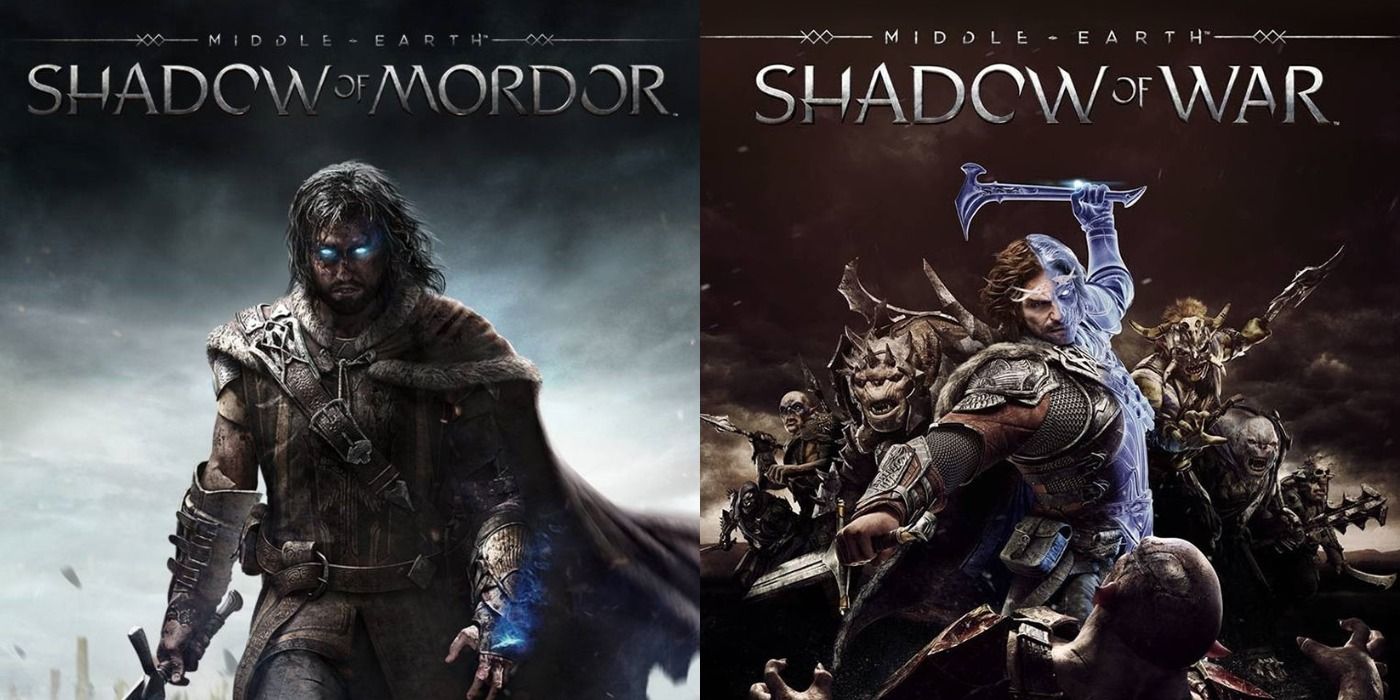 Split image of Talion in cover art for Shadow of Mordor/War