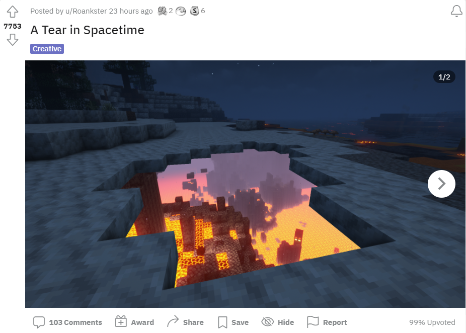 Minecraft Mod Reality Tear