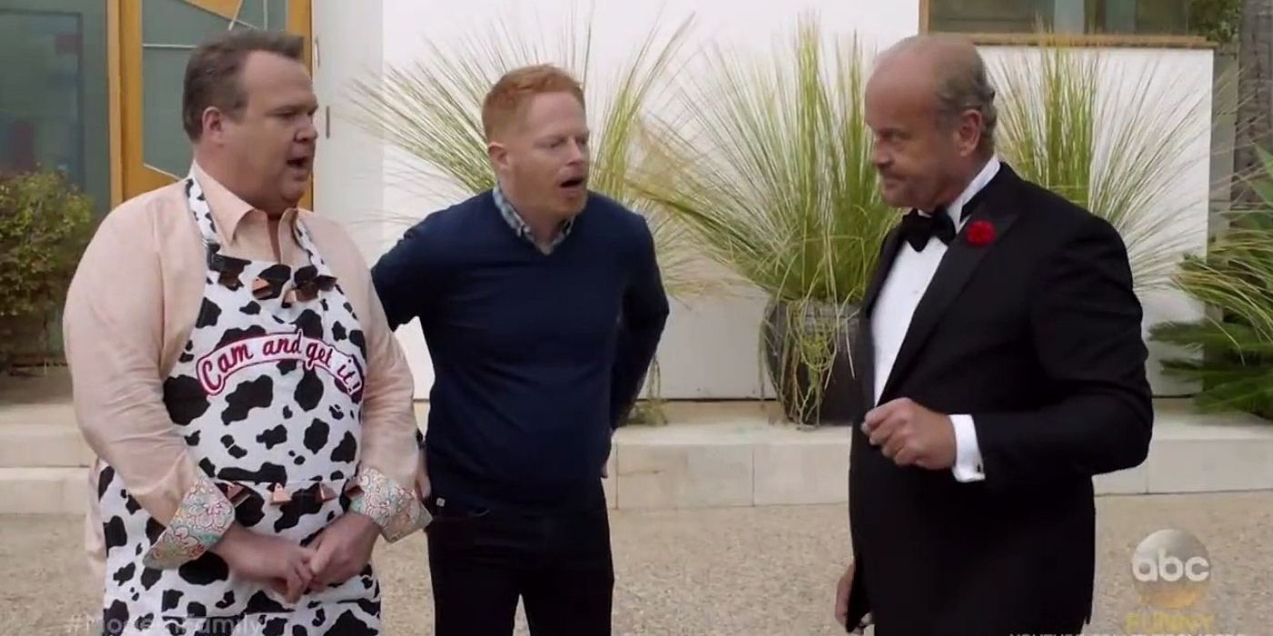 Mitch and Cam talk to Keith on Modern Family