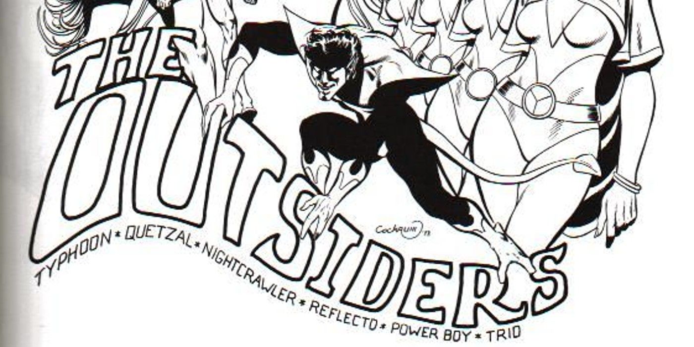 Unused DC Nightcrawler concept art by Dave Cockrum.