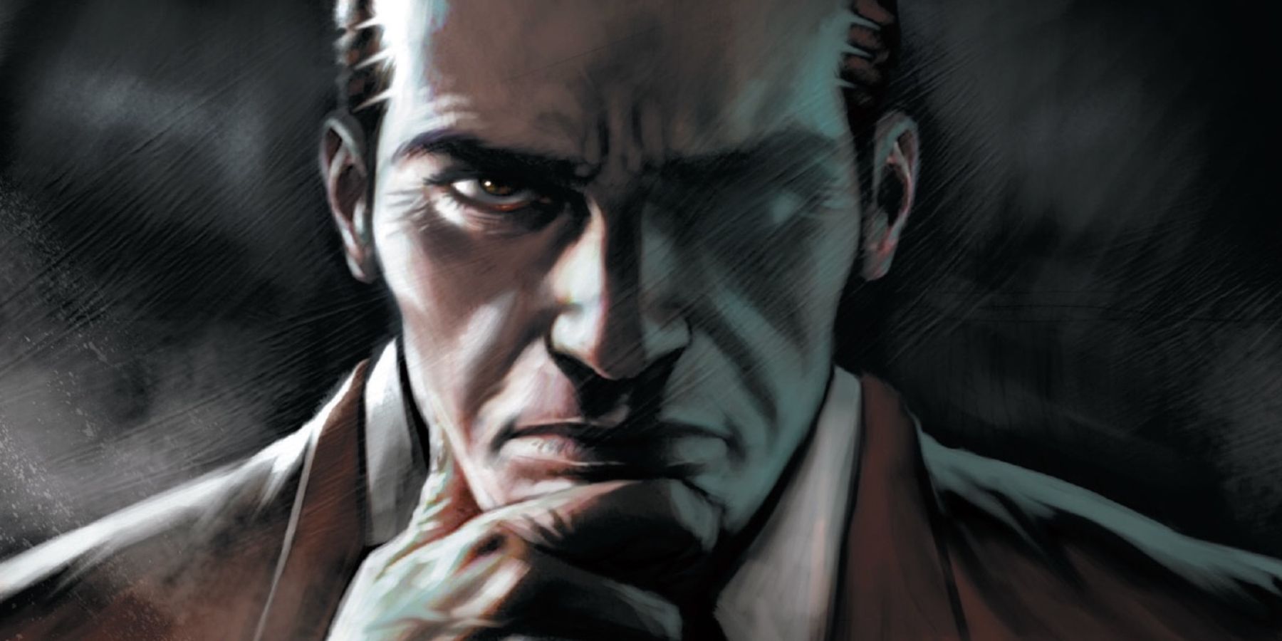 Norman Osborn sitting in his office in Spider-Man comics