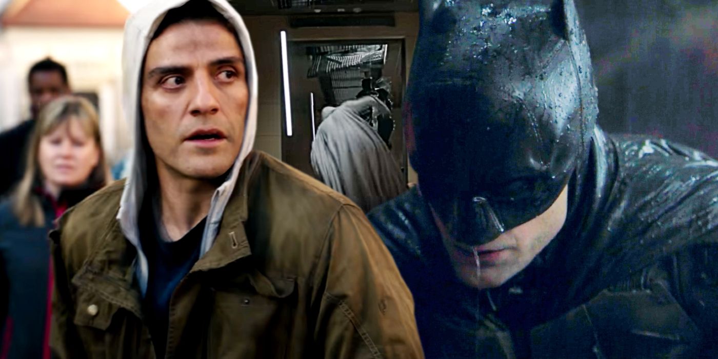 Oscar Isaac in Moon Knight and Robert Pattinson in The Batman