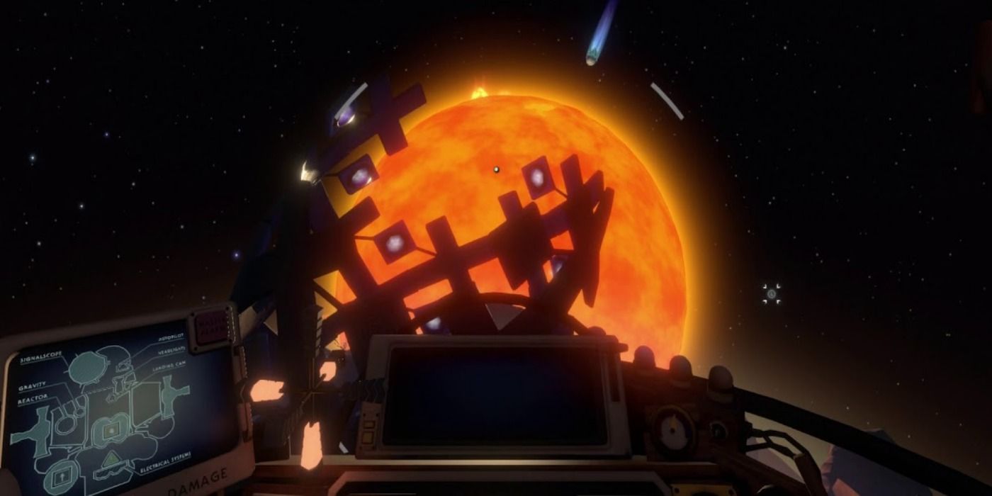 Outer wilds planet scene