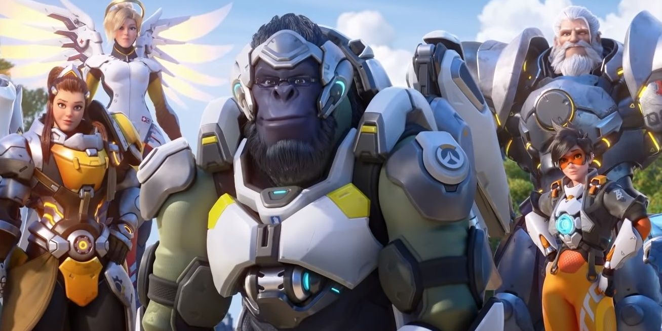 Overwatch characters in promo image. 