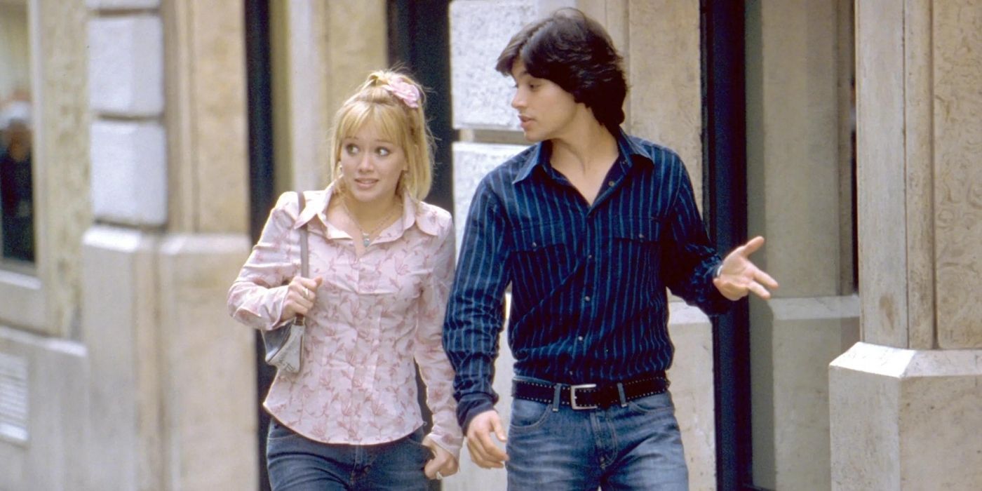 Paolo showing Lizzie around Rome by foot in The Lizzie McGuire Movie