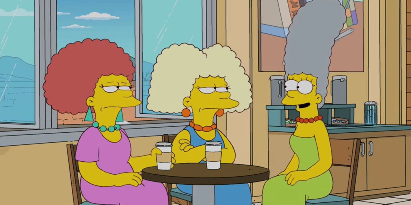 Patty, Selma and Marge in The Simpsons