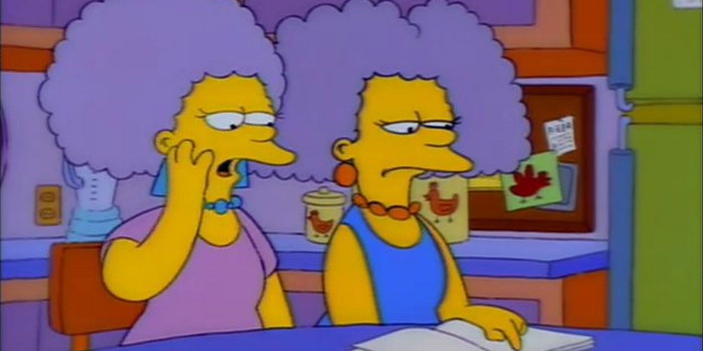 Patty and Selma in The Simpsons
