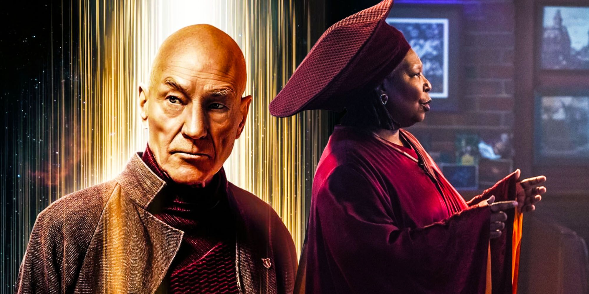 Picard season 2 why is whoopi goldbergs guinan on earth