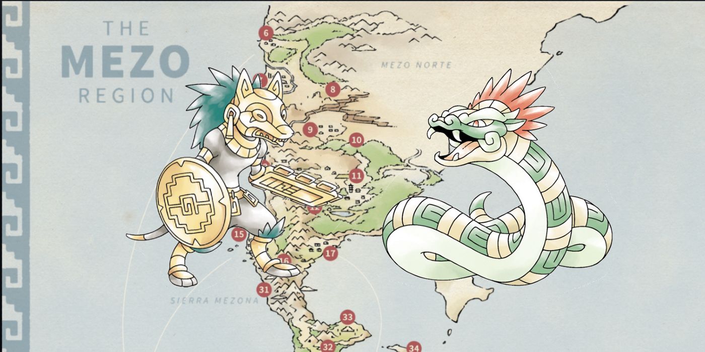 Pokémon's Fan-Made Mezo Region Latin America New Combination Types