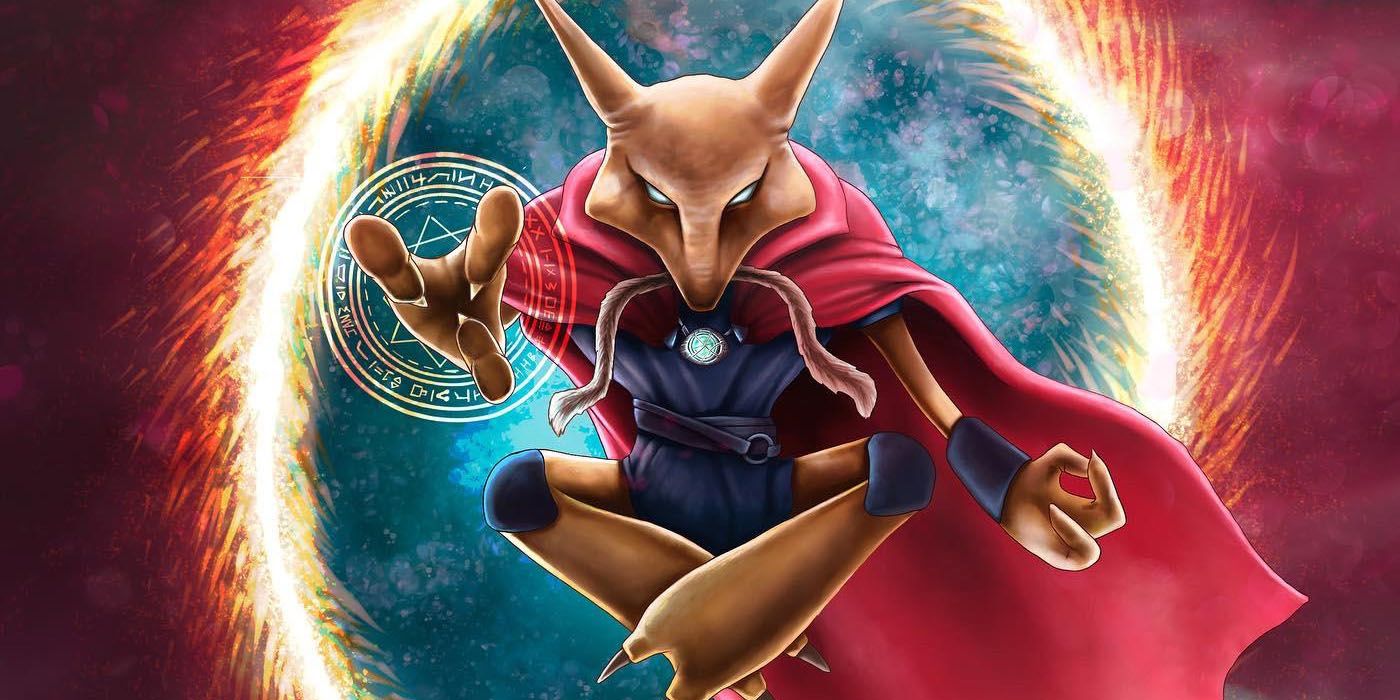 Pokémon Fanart Combines Alakazam With Doctor Strange