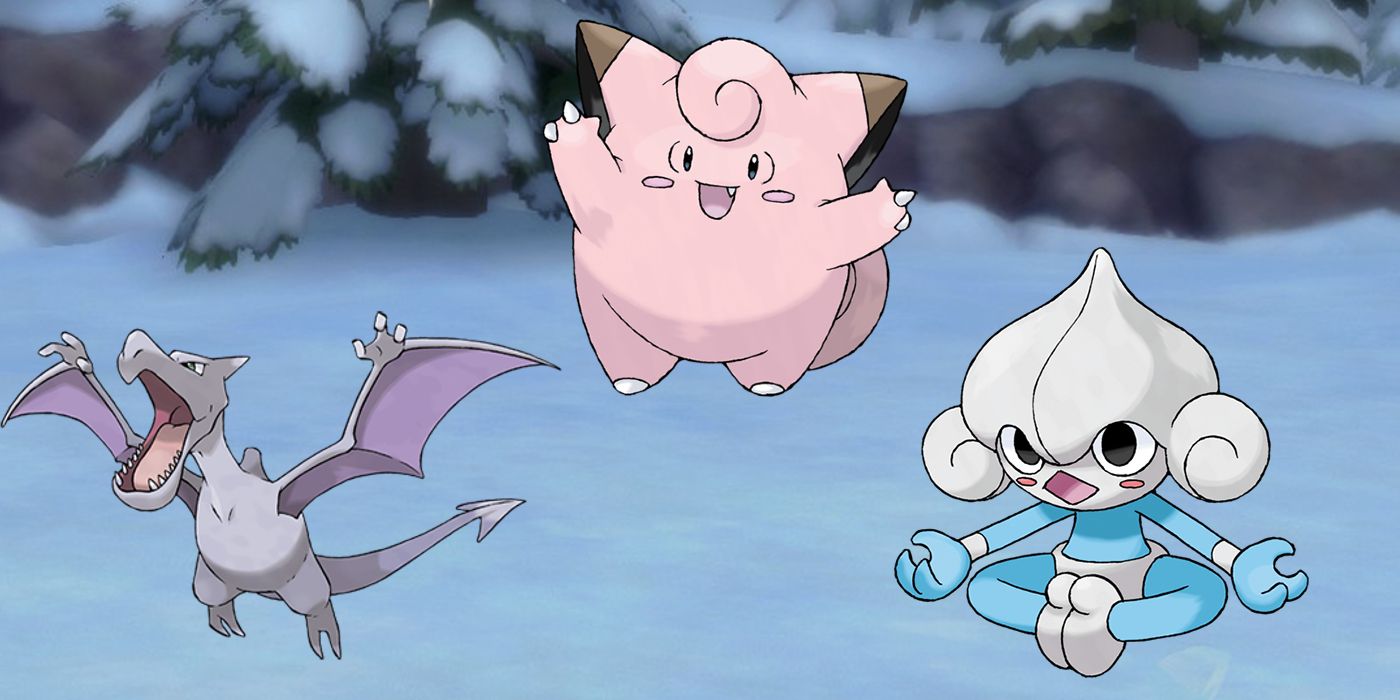 Several different Pokemon will appear in mountains this January in Pokemon Go.