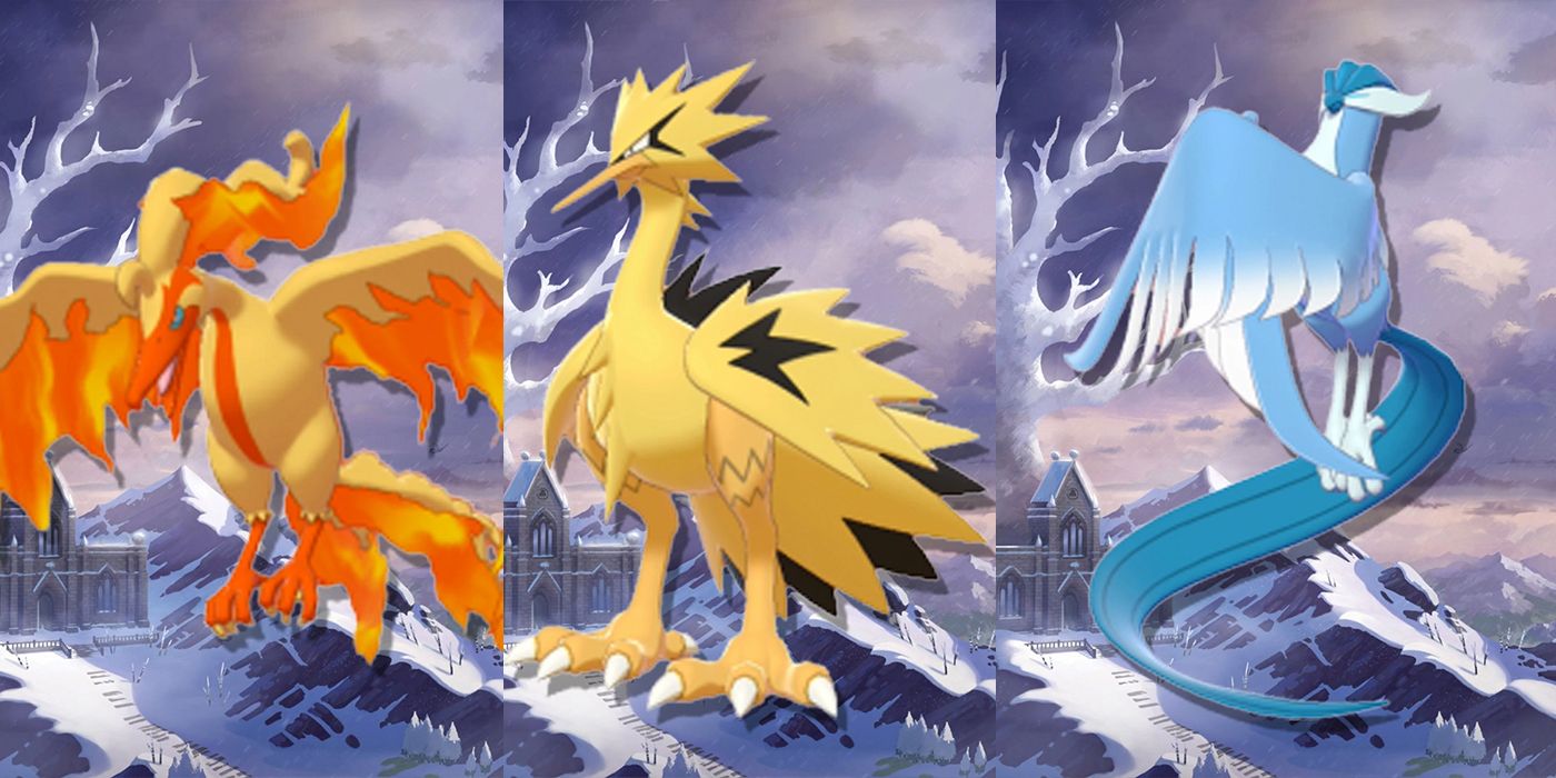 Shiny legendary birds are coming to 'Pokémon Sword & Shield