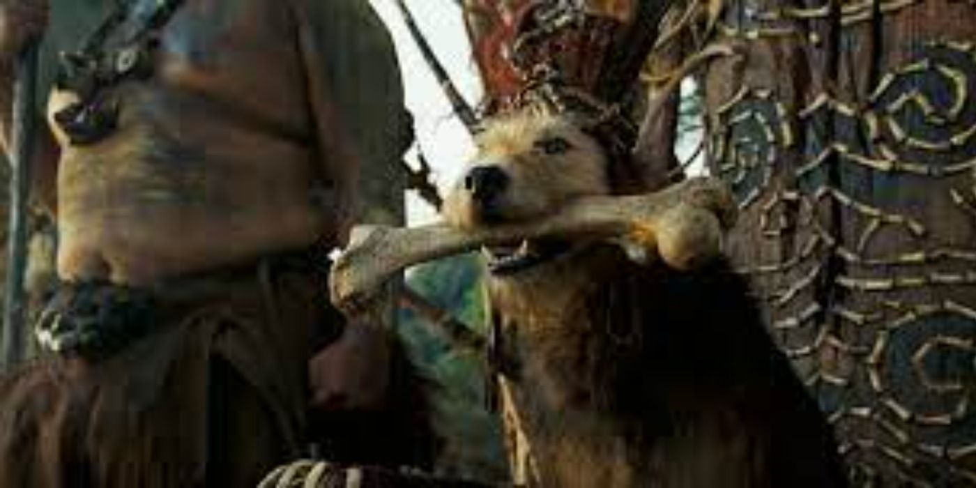 The Prison dog as chief in Dead Man's Chest