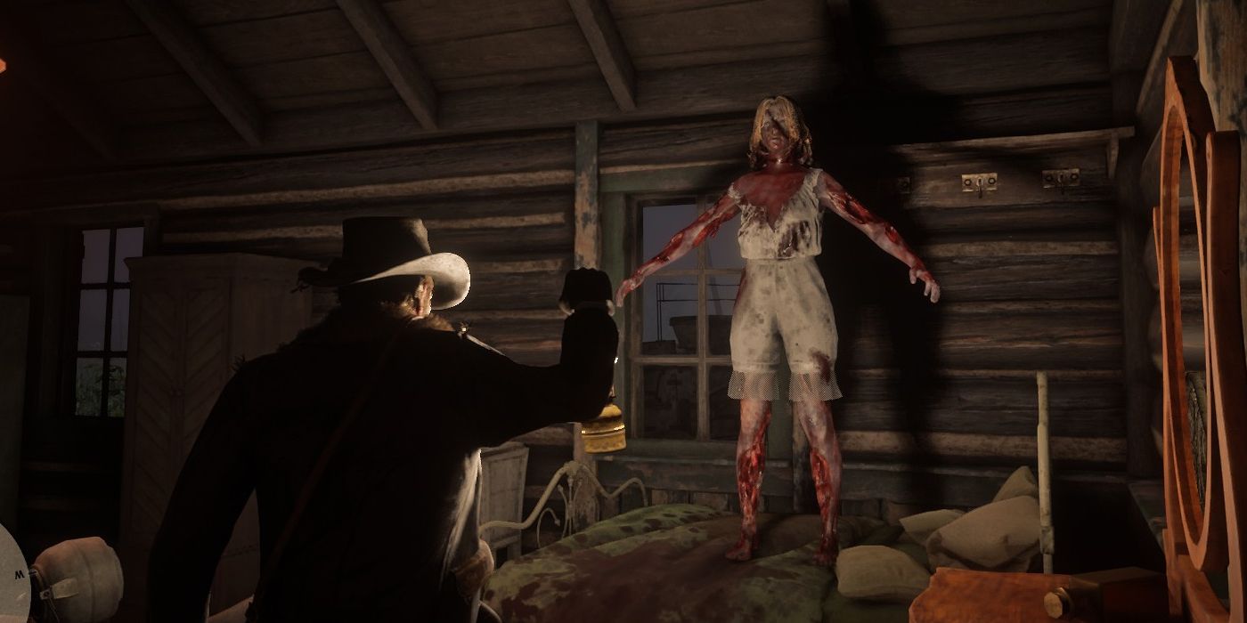 Red Dead Redemption 2 Player Terrified By T-Posing Corpse