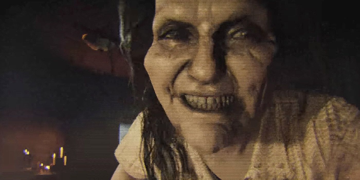 Margeurite in a VHS video in Resident Evil 7