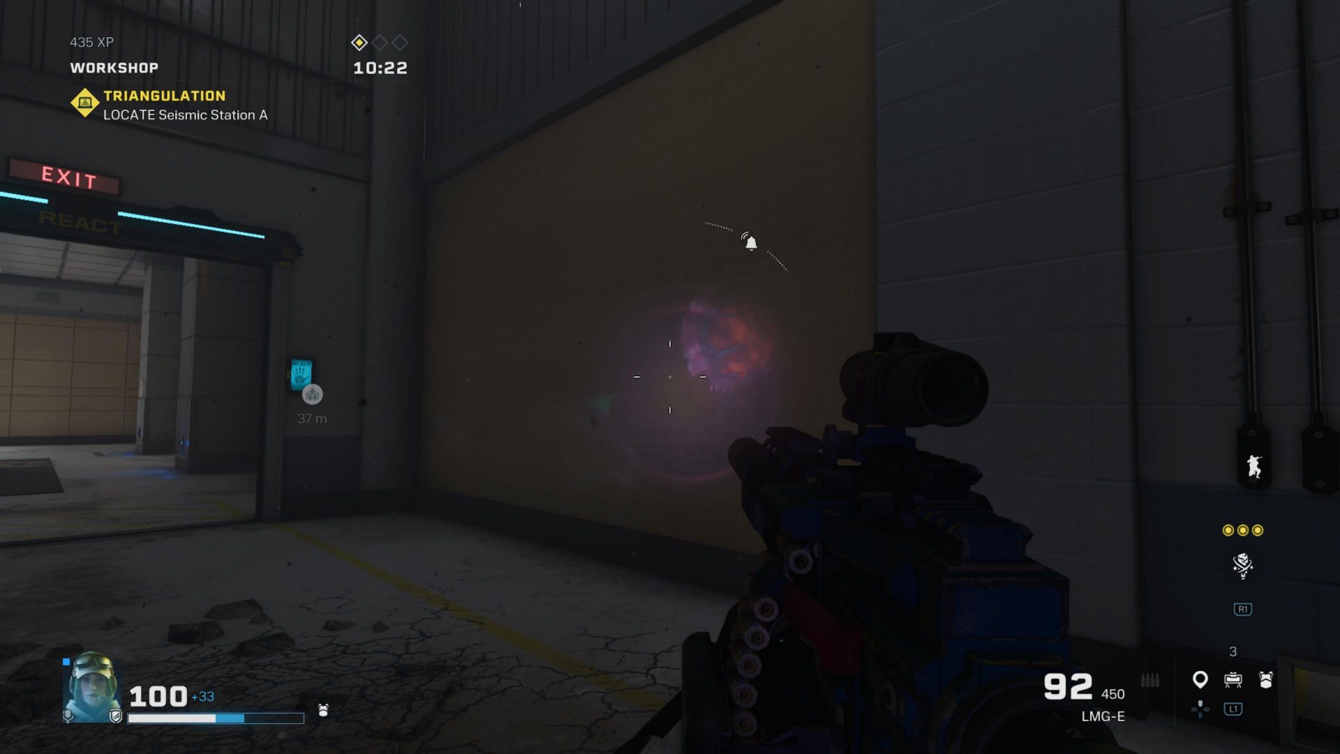 Extraction&rsquo;s REACT UV Light highlights Archæan weak points through destructible walls