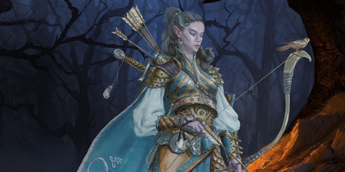 Artwork showing a Ranger in Dungeons and Dragons