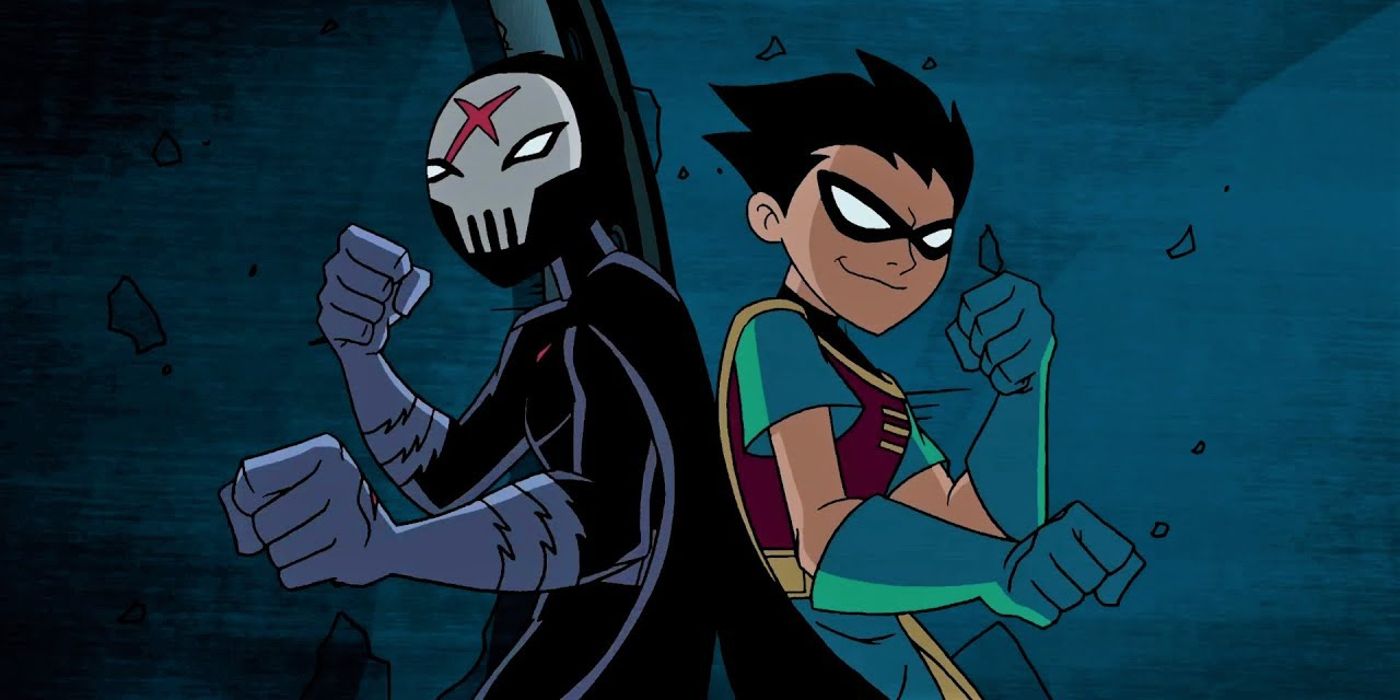 Red X and Robin in Teen Titans