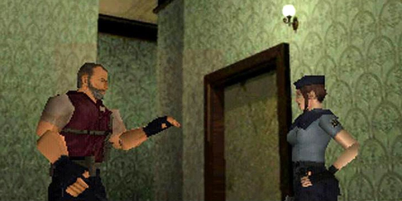 Barry Burton and Jill Valentine in Resident Evil