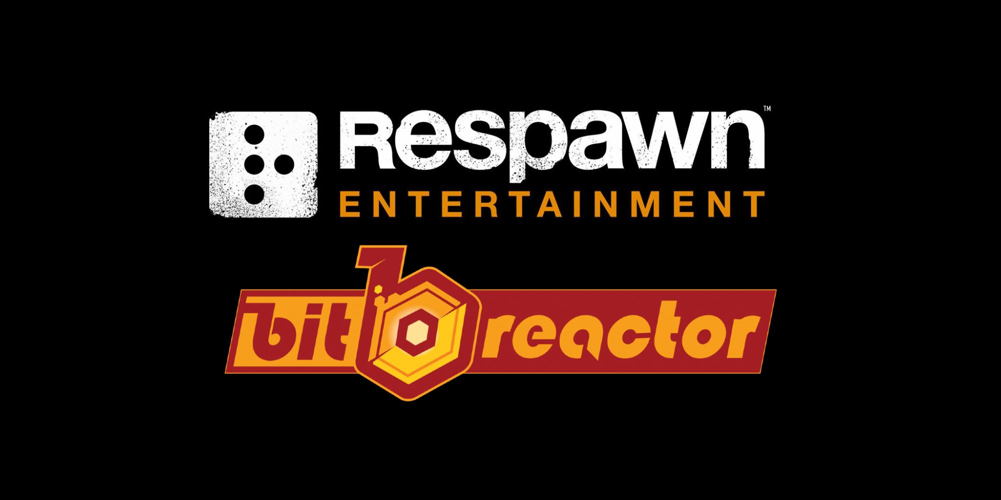 Imágenes de los logos de Respawn y Bit Reactor sobre un fondo negro.