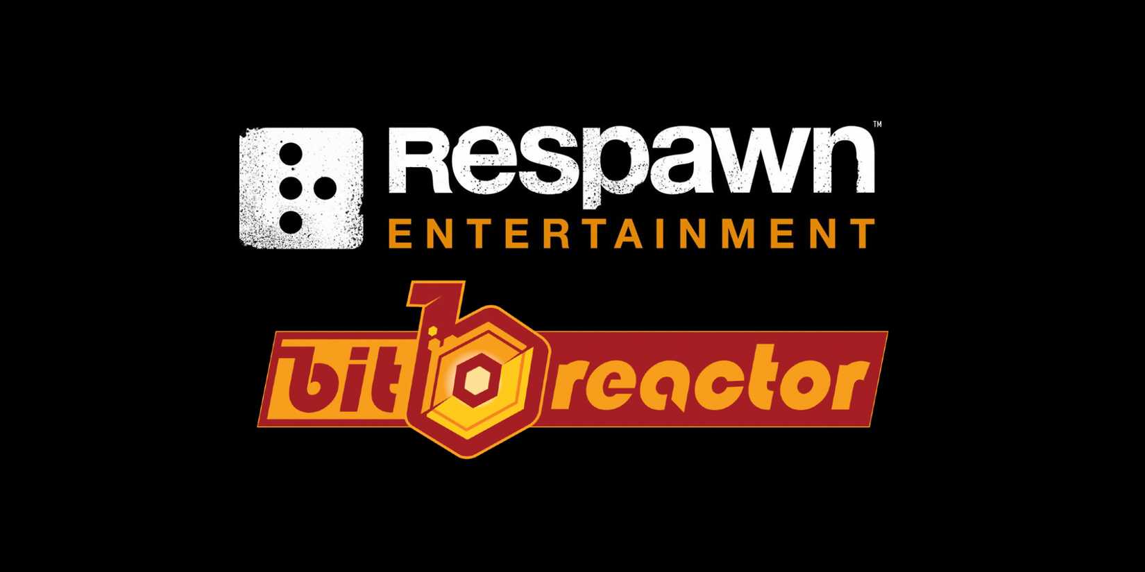 Images of Respawn and Bit Reactor logos on a black background.