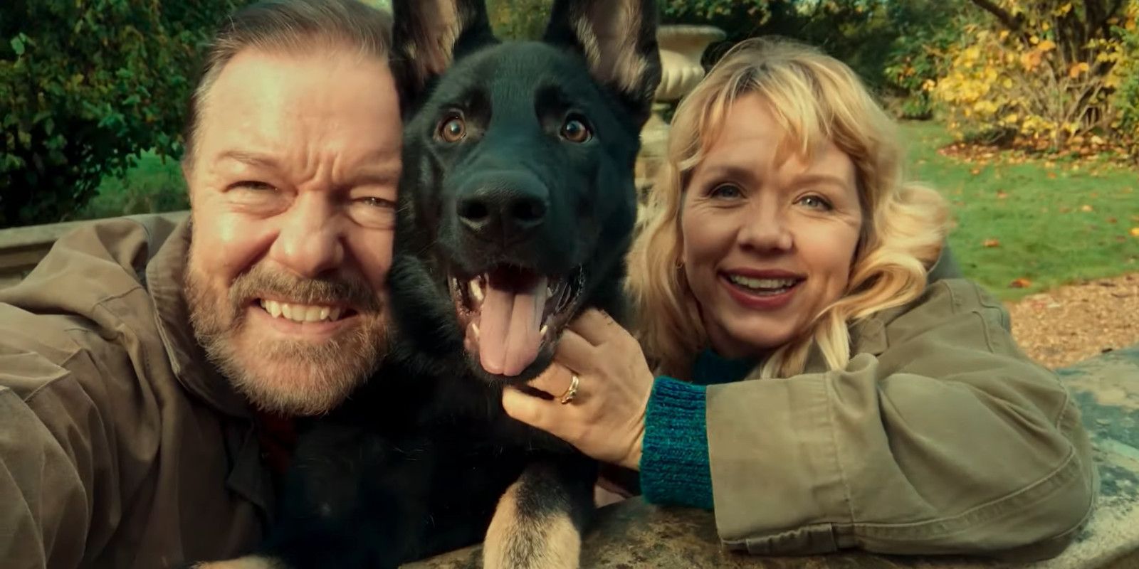 Ricky Gervais and Kerry Godliman in After Life season 3