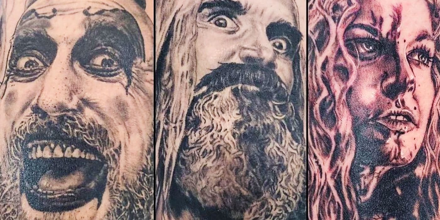 Rob Zombie House Of 1000 Corpses and The Devil's Rejects tattoos
