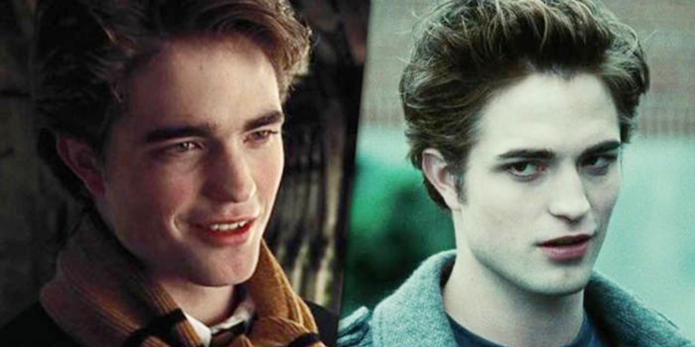 Robert Pattinson as Cedric Diggory in Harry Potter and Edward Cullen in Twilight