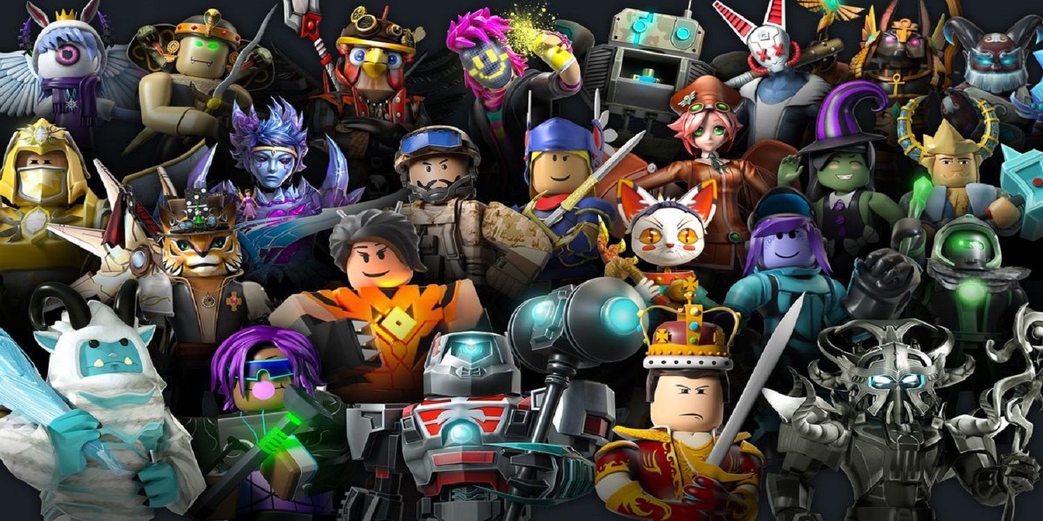 Roblox Cover Image Featuring Several Characters