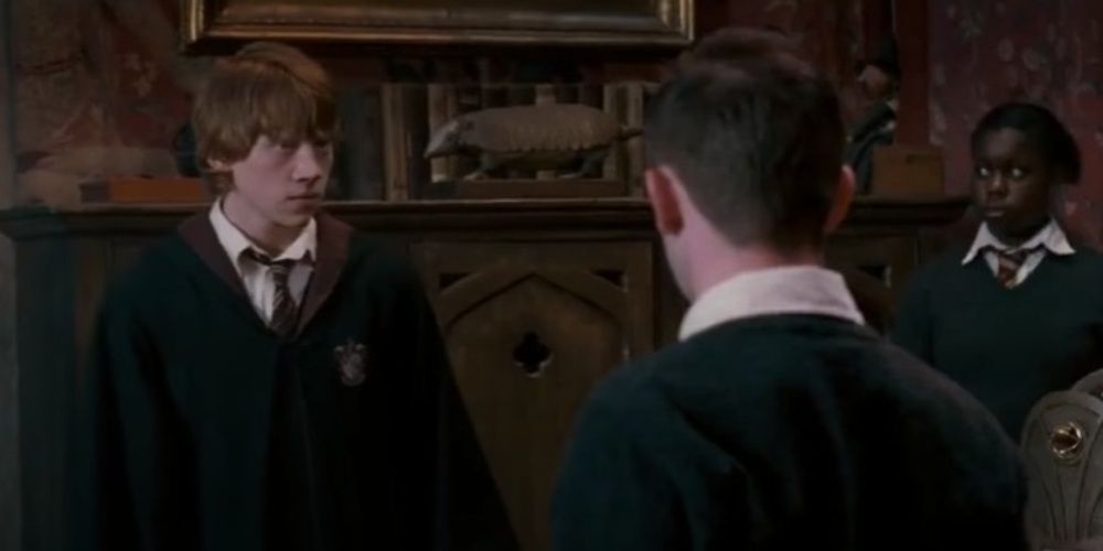 Ron confronts Seamus in Harry Potter and the Order of the Phoenix 