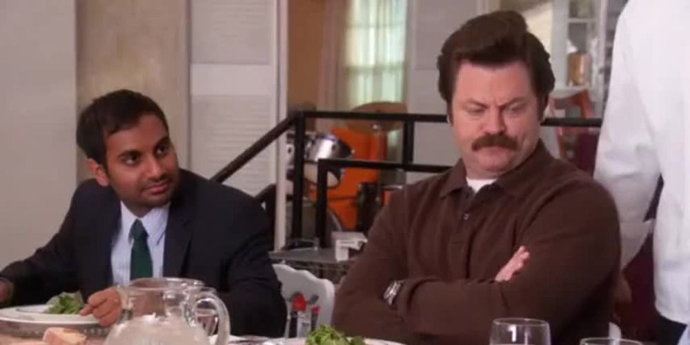 Ron doesn't like vegetables on Parks and Rec