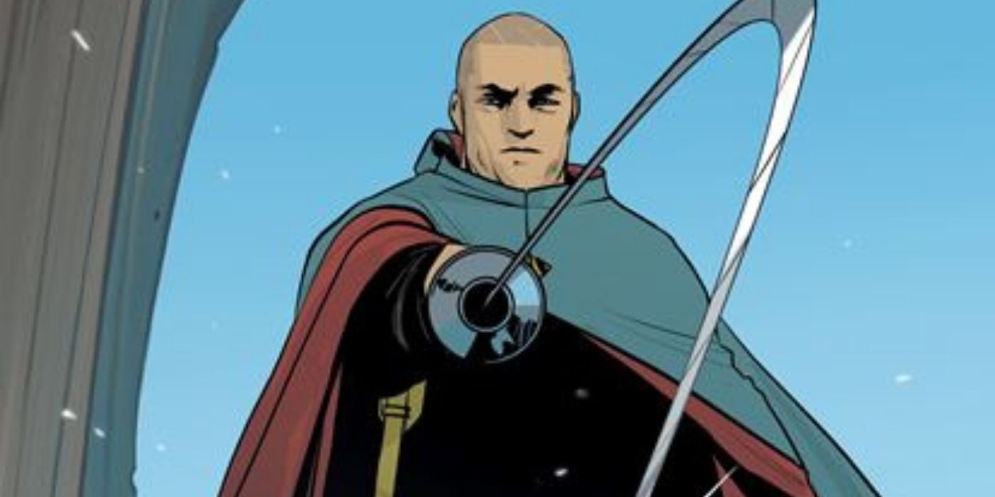 The Will using a whip in the Saga comic