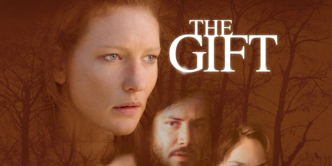 Cate Blanchet and Keanu Reeves on The Gift Poster