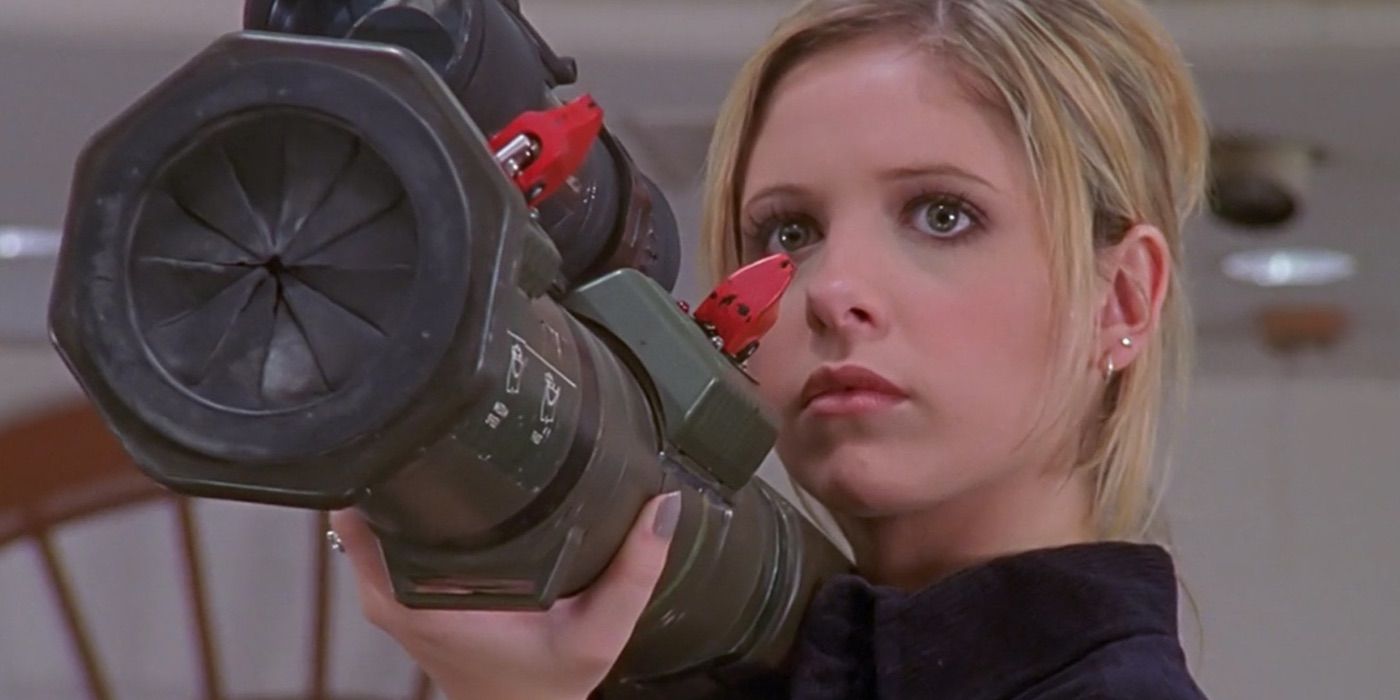 Sarah Michelle Gellar in Buffy The Vampire Slayer.
