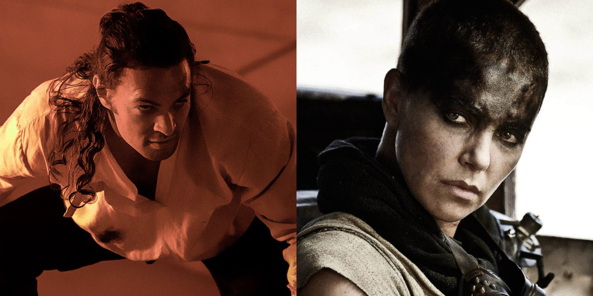 Split image of Duncan Idaho in Dune and Furiosa in Mad Max: Fury Road