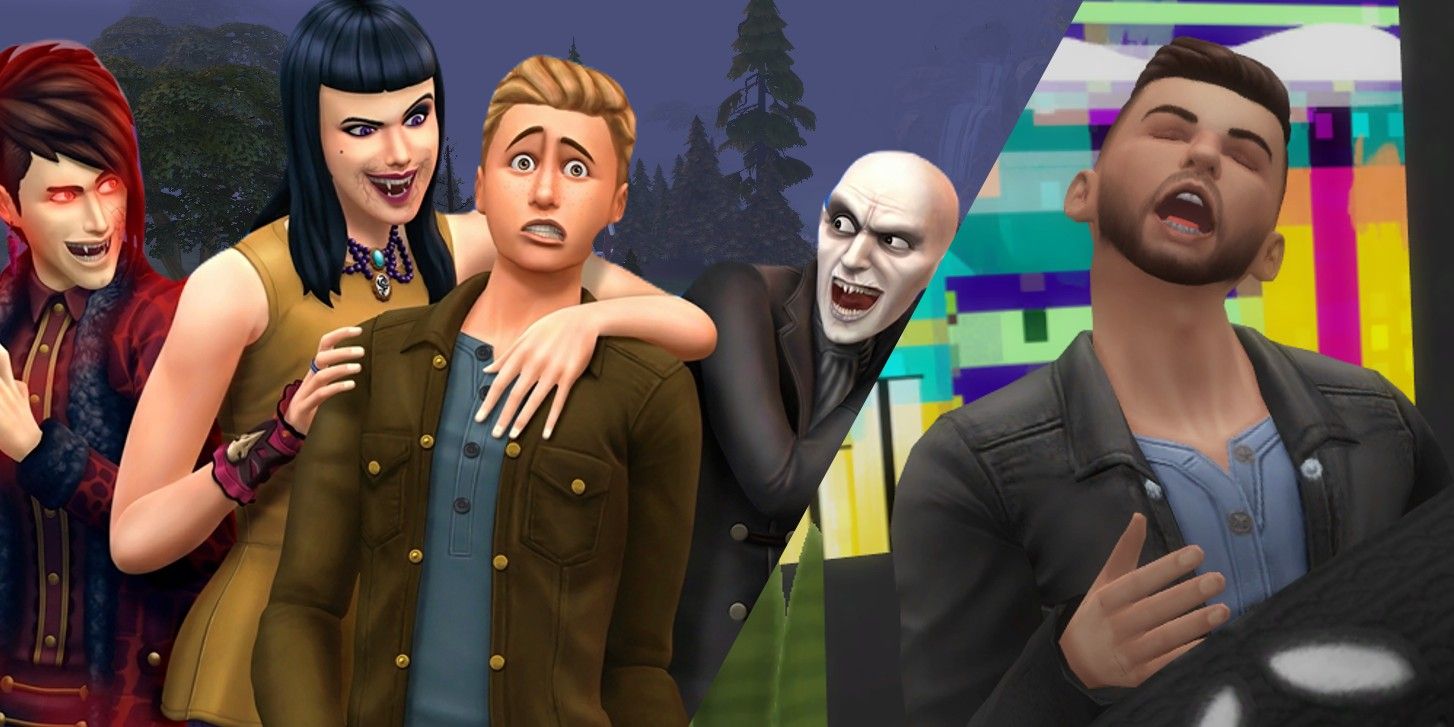 Sims 4 Vampire Romance Problem Reflection Kiss