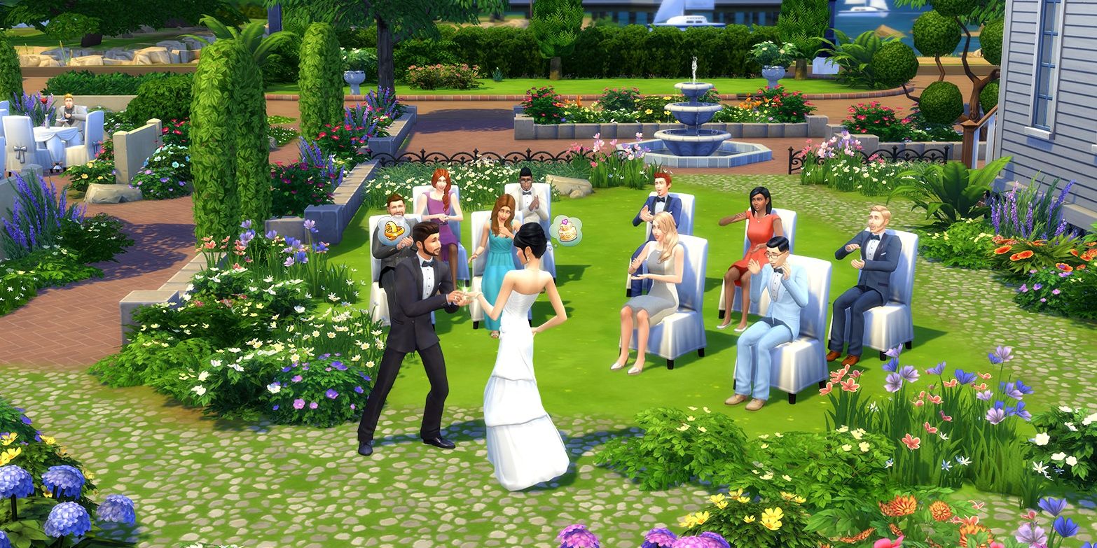 Sims 4 wedding.