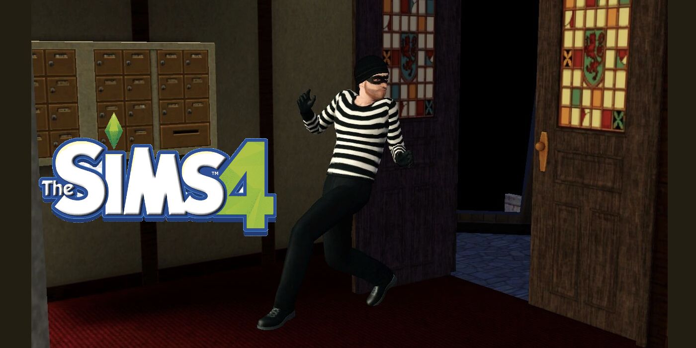 Burglar in The Sims.