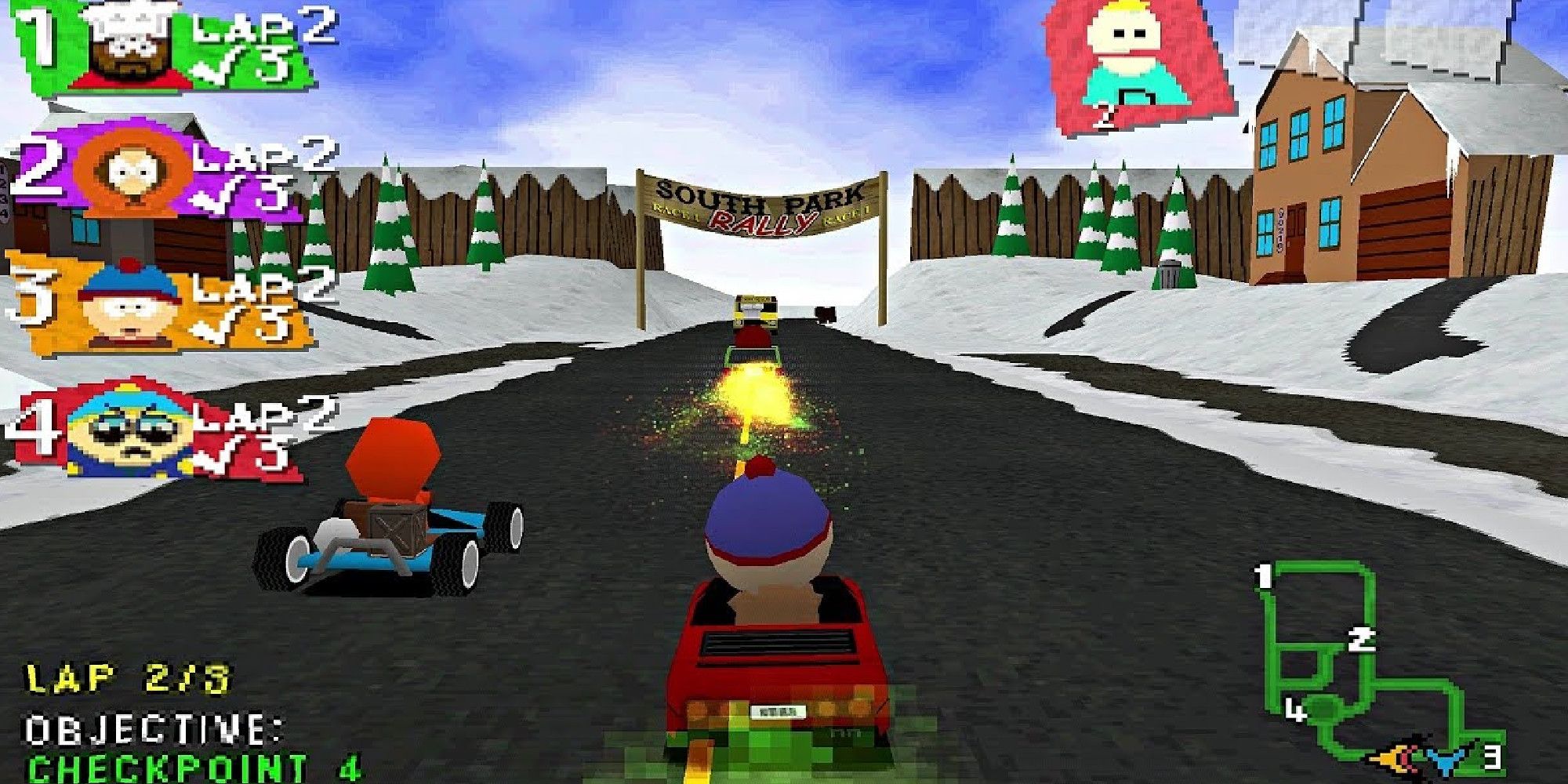 A Screencap from the N64 and PS1 game