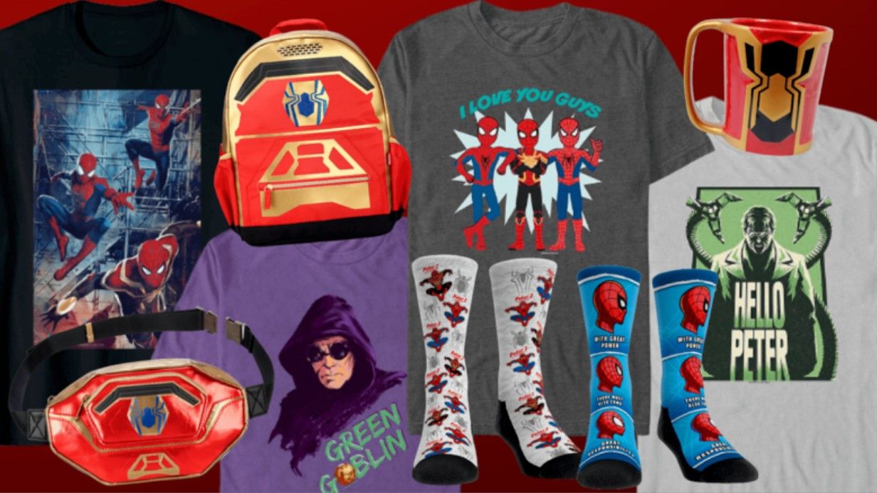 Spider-Man No Way Home Marvel Merch
